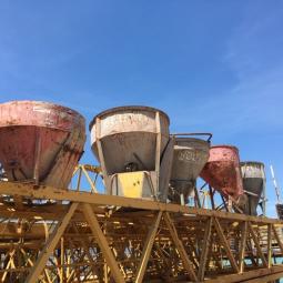 BUCKETS FOR TOWER CRANE